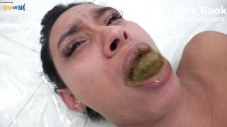 Lesbian scat swallow part 1
