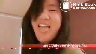 Asian Girl Pooping and Farting 1