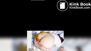 girl sleep poop