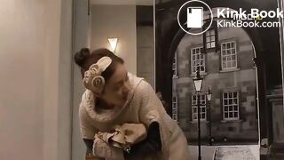 A mistress has to poop at a man’s house