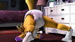 Renamon messes diaper