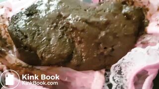 Huge panty poop in plastic panties