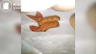 Hot milf scat smear (front view)