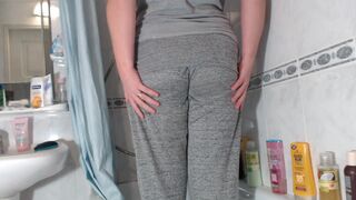 Poop smeared on her pussy