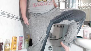 Poop smeared on her pussy