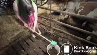 Fresh from the source - collecting cowshit