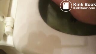 Obese pig unclogs her bowels
