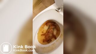 My week constipated poo i pushed out