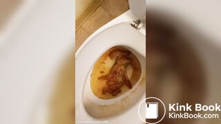 My week constipated poo i pushed out