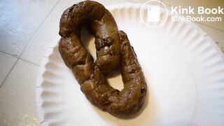Big shit on paper plate