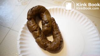 Big shit on paper plate