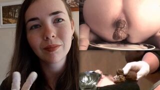 Human Toilet Femdom - Girl Poop Feeding JOI (Edit)