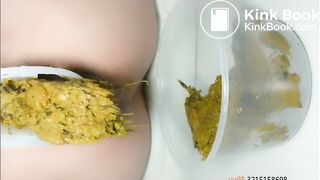 Chinese Girl Anal Gape Pooping 2