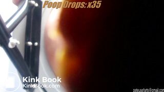 Girl takes a huge poop on your face and talks dirty.