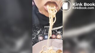 GIRL TAKING A HUGE DUMP IN A CONTAINER
