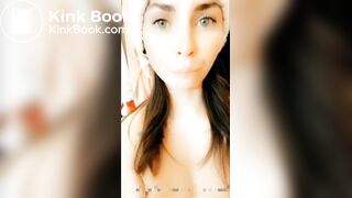 Slutty blonde dirty buttplug play