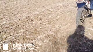 Naughty Guy Riding a Motorcycle While Pooping
