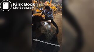 Filming a girl vomiting 3