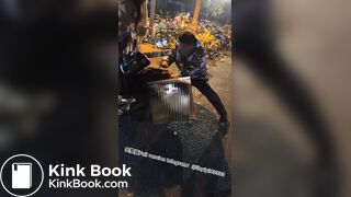 Filming a girl vomiting 3