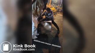 Filming a girl vomiting 3