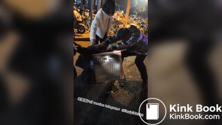 Filming a girl vomiting 3