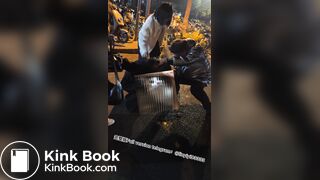Filming a girl vomiting 3