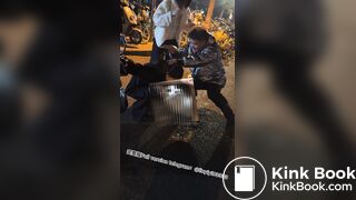 Filming a girl vomiting 3