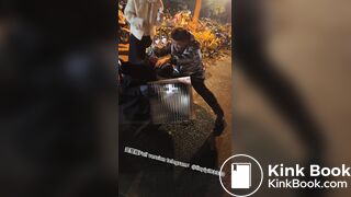 Filming a girl vomiting 3