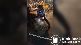 Filming a girl vomiting 3