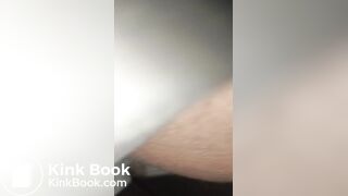 Stroking shaved penis and farts!