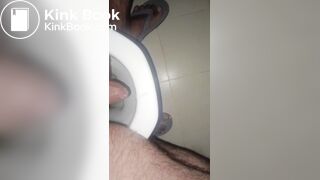 post - masturbating moment & cum drops falls and loud criminal farts!