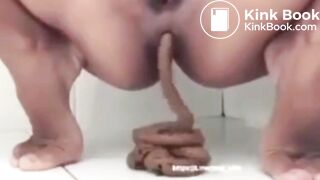 Desi Indian Girl doing Scat,Pooping,Shitting,Potty,Poop,Shit,Scatting, in Desi Style