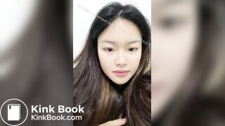 Girl's sexy long tongue 11
