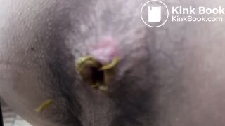 Peeping an Asian Guy Dirty Hole Close Up