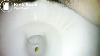 Latino Guy With Hairy Ass Taking a Shit