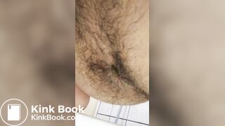 Taiwanese Guy With Hairy Ass Taking a Shit