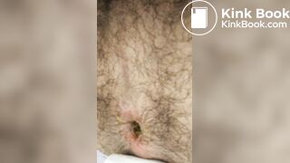 Taiwanese Guy With Hairy Ass Taking a Shit