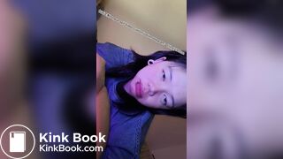 Girl's sexy long tongue 13