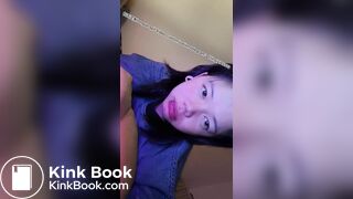 Girl's sexy long tongue 13