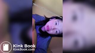 Girl's sexy long tongue 13