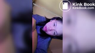 Girl's sexy long tongue 13