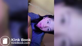 Girl's sexy long tongue 13