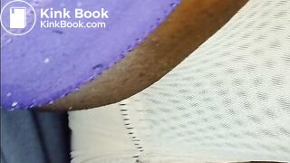 BlueGirl70 Purple Stockings Crotch