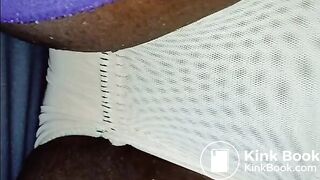 BlueGirl70 Purple Stockings Crotch