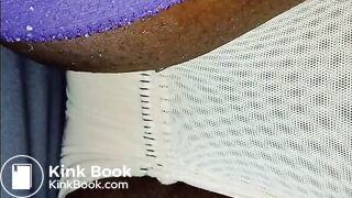 BlueGirl70 Purple Stockings Crotch