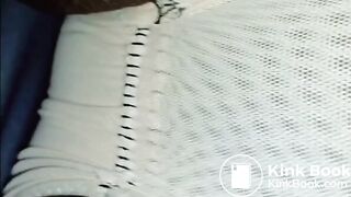 BlueGirl70 Purple Stockings Crotch