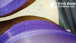 BlueGirl70 Purple Stockings Crotch