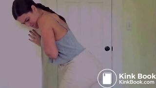 Mandy More - Beige pants wettings