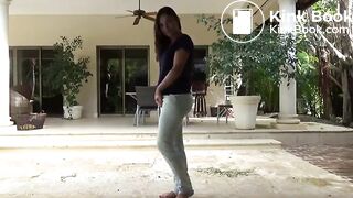 Mandy More - White pants wetting #2