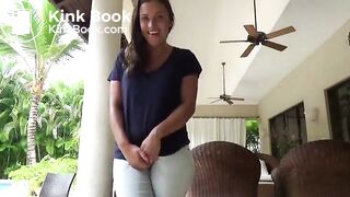 Mandy More - White pants wetting #2